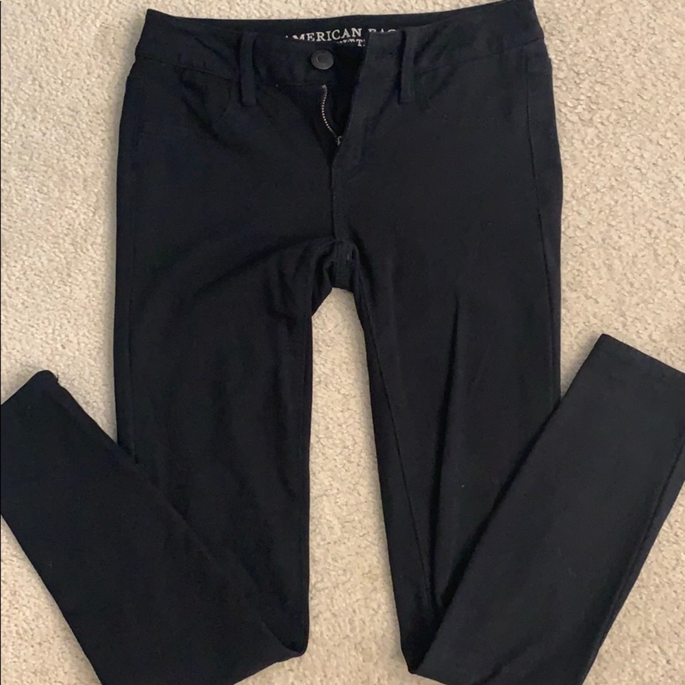American Eagle black jeggings